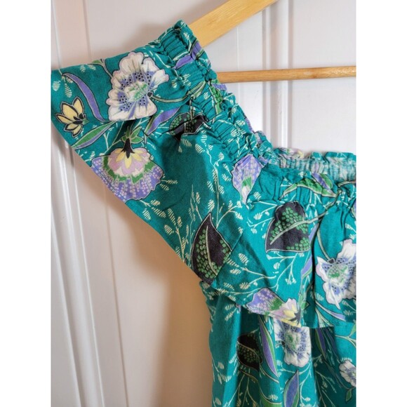 NWT Loft Floral Linen Blend Top Size S - Picture 4 of 8